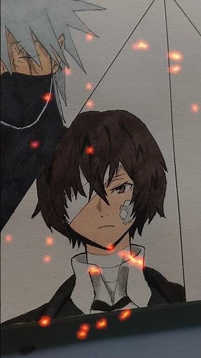 How to draw Dazai |Quick Drawing #dazai | #kakashi #animedrawing #pain #shorts