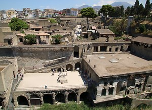 The ruins of Herculaneum