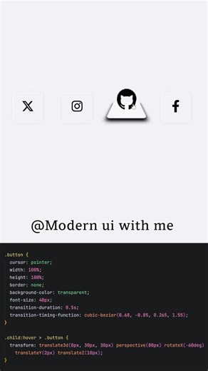 Animated Social Media Buttons Pure HTML & CSS #coding #html #css