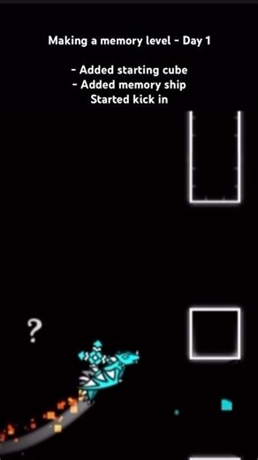 Memory geometry dash level - day 1 #geometrydash