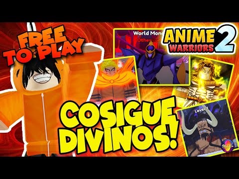 COMO CONSEGUIR LOS DIVINOS Anime Warriors Simulator 2 ROBLOX GAME
