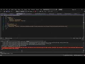 Fix error: ""The certificate chain was issued by an authority that is not trusted"