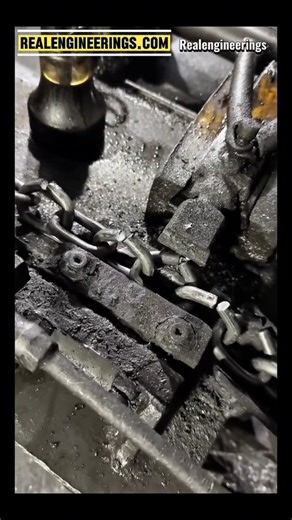 Real Engineerings | Engineering & Technology & Gadgets & DIY on Instagram: "Forging Strength: The Hypnotic Art of Chain Making! 🔗🔥 ​Observe the rhythmic and powerful cycle of an automatic chain manufacturing machine! This is how raw steel wire is transformed into a load-bearing lifeline used in heavy industry. ​From Rod to Unbreakable Link ​The process involves two critical stages to ensure the chain can withstand tons of tension: ​1. Cold Forming & Bending (0:00 - 0:17): ​The Mechanical Dance