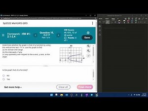 Precalculus - HW#1 Question #15 - MyLab Math
