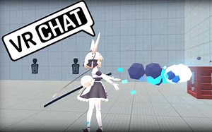 【VRChat】无需模型特效,仅靠UDON实现的气功波！
