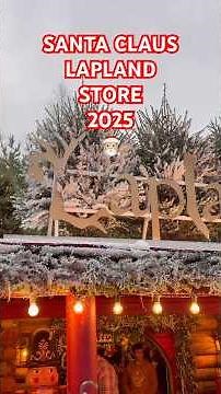 🎅🏼🎁 Santa Claus Lapland store 2025 first tour!