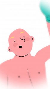 Free stock video - An animation of a boxing hand drawn illustration