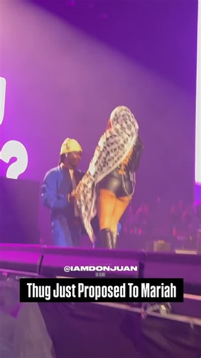 @staydownproductions3.0 on Instagram: "#YoungThug just proposed to #MariahtheScientist on-stage!! ❤️ 💍"