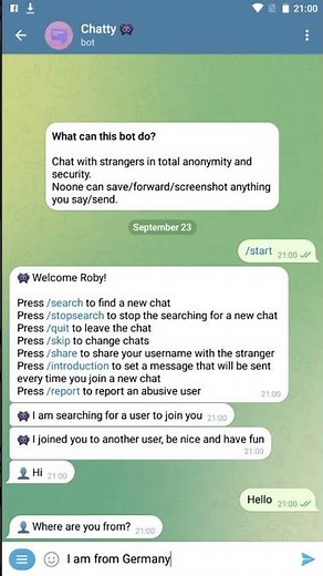 How to talk to STRANGERS ANONYMOUSLY