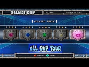 F-Zero GX with codes allowing for an All Cups Tour, enabling restore and improved AI