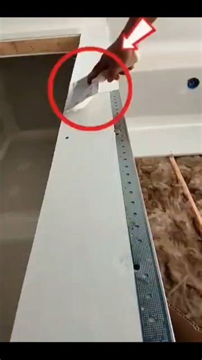 Perfect Drywall Corner Finishing with Taping Knife | Satisfying Smooth Wall Repair #construction #satisfying #reel #technique #viral | ProBuild Ideas