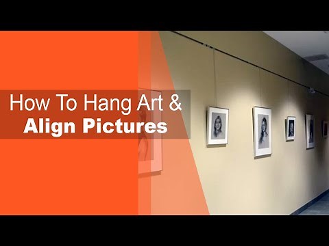 How to Hang Art Like a Pro: Perfectly Align A Picture Collection with a Gallery Rail