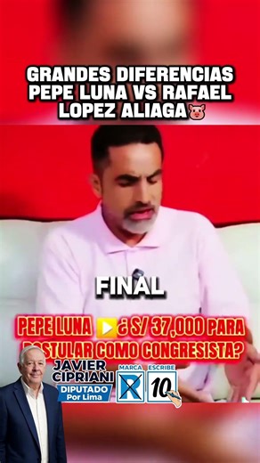 pepe luna vs rafael lopez aliaga!