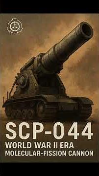 SCP-044: A World War II Cannon of Unlimited Destructive Power!