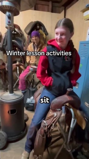 Unmounted lesson ideas. Seat development. #horse #equestrian #horsetraining #lessons