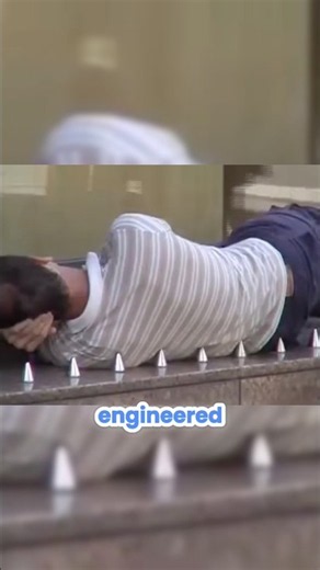 How cities push people away #hostilearchitecture #society #shortvideo