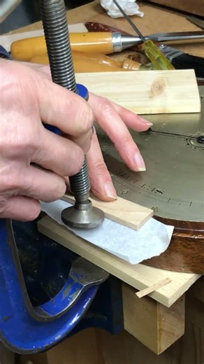 Barometer restoration P5 #restoration #woodworking