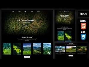 How To Create A Website Ussing HTML And CSS Step By Step Tutorial | Website Design With HTML & CSS