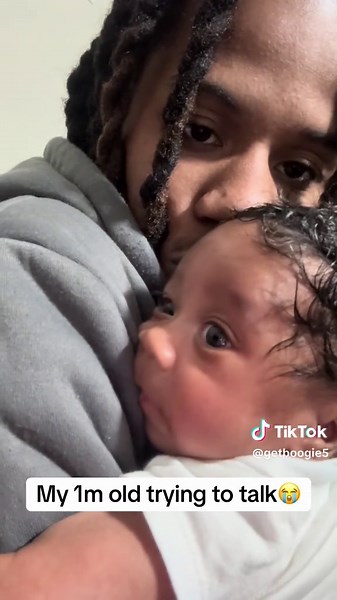 He’s always cooing with me like he’s telling me something 🥹 #fypシ #viral #son #baby #dad #cutebaby #babyfever