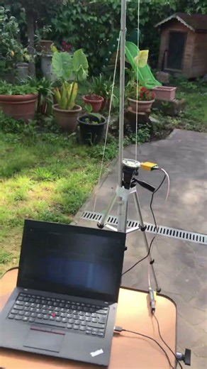 DIY antenna with sdr and wire #radioamateur #radioamatori #linux