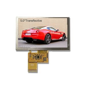 [Hot Item] Sunlight Readable TFT LCD 5.0 Inch 800X480 40pin 16/18/24bit RGB Transflective TFT LCD Display