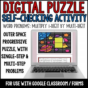 4th Grade Digital Multiplication Word Problems: 1 Digit by Multi-Digit 4.NBT.B.5