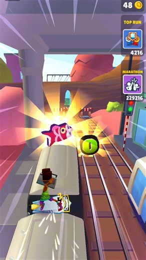 Smooth Run Without Any Break 🎮 #shorts #subwaysurfers