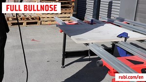 Have you tried our bullnose grinder bits yet? 👀 Easily get half or full bullnose edges to your porcelain tiles 👇 #RUBItools #PorcelainTiles #Landscaping #OnTheTools #RUBI #BullnoseTiles #SetSomeTile | RUBI UK & Ireland