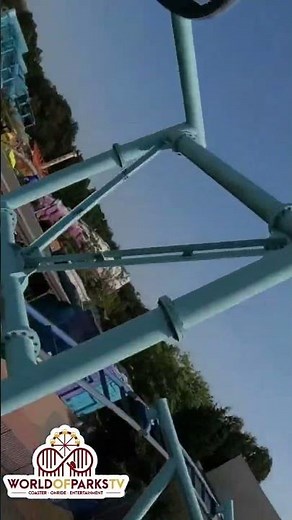 Movie Park Germany #achterbahn Jimmy Neutron's Atomic Flyer Onride #shorts @hollywoodingermany