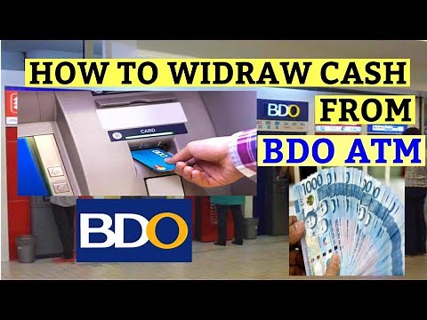 PAANO MAGWITHDRAW SA BDO ATM FOR BEGINNERS 2021 (easy tutorial + actual video)