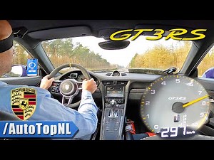 PORSCHE 911 GT3 RS *300KMH* on AUTOBAHN [NO SPEED LIMIT] by AutoTopNL