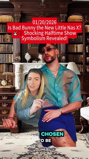 Is Bad Bunny the New Little Nas X? 🐰💔 Shocking Halftime Show Symbolism Revealed! #NFL #HalftimeShow #BadBunny #ConspiracyTheories #Viral #tiktok #foryou #disabilitybenefits #foryoupage #Socialsecuritydisability #greenscreen #breakingnews #fypシ #fyp