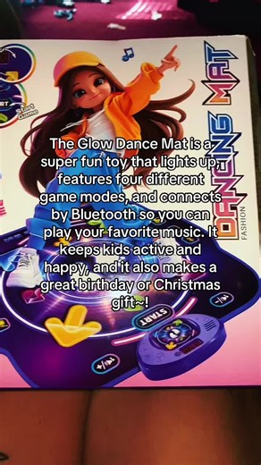 Glow dancing Mat fun for kids to have a little dance party on! #dancing #kidstoys #game #partytime #fyp