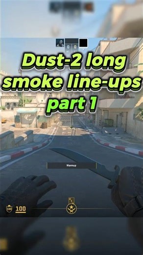 CS2 Dust 2 Long Smoke Lineup #counterstrike #lineups #smoke #dust2 #cs2