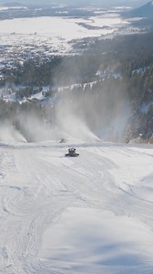 The snow guns are firing ❄️ around the mountain! Less than a week until Opening Day 🙌. | Jackson Hole Mountain Resort