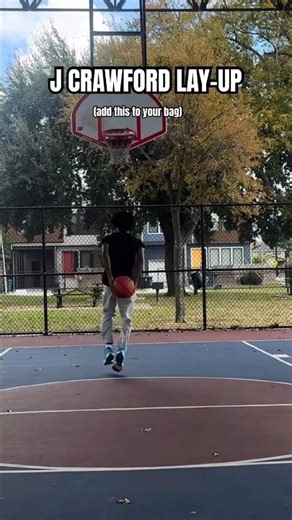 J Crawford Lay-Up So Tuff 🔥 #dribble #basketball #nba #fitness #workout #layup #crossover #playoffs