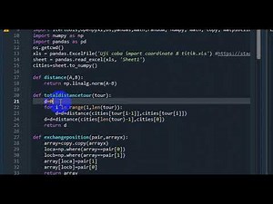 tspt04,Fungsi Jarak untuk Tabu Search TSP