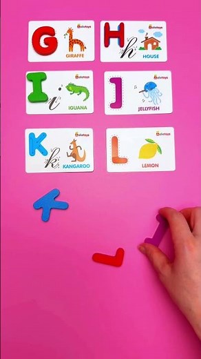 🅰️🐻 Fun Learning Letters with Animals! Activity Cards for Toddlers 🐾 #kidslearning #shorts