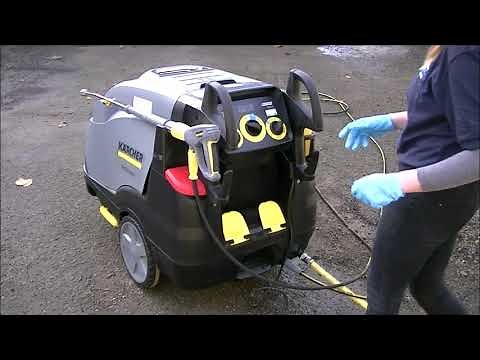 Using Karcher HDS 7 10 Pressure Washer with Chemical and Foam Lance