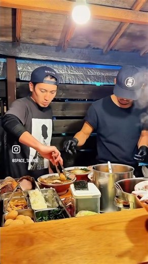 Japan street Ramen stall 🍜