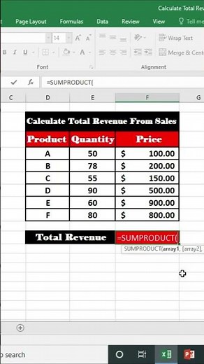 How to Calculate Total Revenue in Excel | Sales Formula Explained Step-by-Step