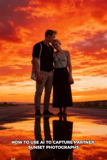 Capturing Romantic Sunset Photos with AI: A Tutorial