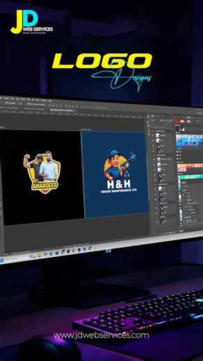 JD Web Services on Instagram: "✨ Your Brand Deserves a Powerful Identity ✨ Looking for a unique and professional logo for your business? JD Web Services helps you create a strong brand identity that builds trust, recognition, and impact from the very first look. In this video, you can see a showcase of creative logo designs crafted by JD Web Services for different brands. 👉 If you want a logo that truly represents your business, contact JD Web Services today and let your brand stand out. 🚀 #JD