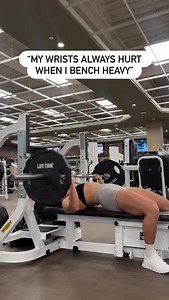 Your bench isn’t weak, your wrists are. When your wrist is extended during a bench press, the bar drifts behind the radius and ulna. That creates a longer moment arm at the wrist, increasing torque the wrist flexors have to resist. Instead of force traveling straight through the forearm into the bar, energy is in lost stabilizing the wrist. You wouldn’t punch someone with the front of your fist with your wrist bent back right? Max force output happens when joints are stacked 🩷 1:1 coaching and 