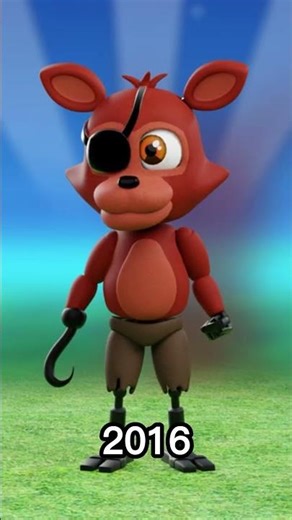 Evolution of Foxy #fnaf #fyp #shorts