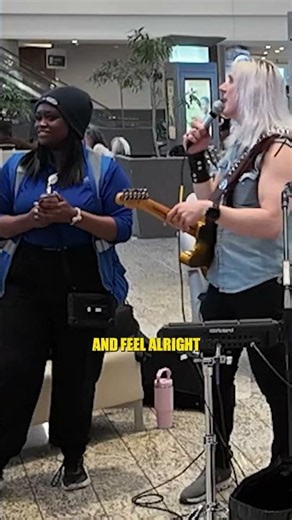 Airport security starts to sing Bob Marley