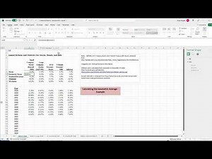 Excel Getting the Geometric Mean