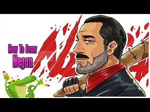How to draw Negan | The Walking Death