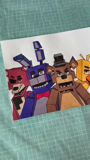 Minecraft Foxy - Five Night at Freddys #minecraft #art #fivenightsatfreddys #fnaf #foxy