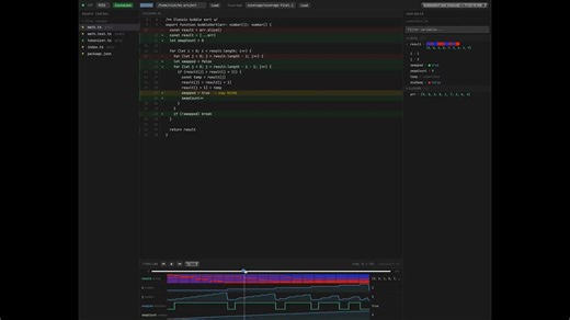 It's insane how quickly you can build throw-away prototypes with Claude now. I made a timeline recording debugger in about ten minutes.